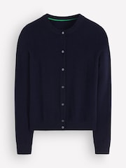 Boden Blue Lucy Relaxed Cotton Cardigan - Image 1 of 2