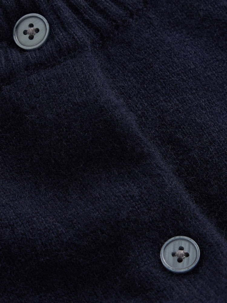 Boden Blue Lucy Relaxed Cotton Cardigan - Image 2 of 2 Boden Blue Lucy Relaxed Cotton Cardigan - Image 2 of 2