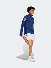 adidas Blue Own the Run Quarter Zip Jacket - Image 3 of 7