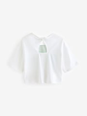 White Summer Beach Graphic T-Shirt (3-12yrs) - Image 6 of 7