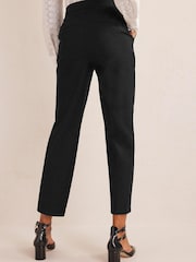 Boden Black Bi-Stretch Tapered Trousers - Image 2 of 6