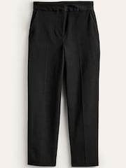 Boden Black Bi-Stretch Tapered Trousers - Image 6 of 6