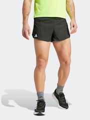 adidas Black Adizero Essentials Running Split Shorts - Image 1 of 5