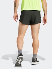 adidas Black Adizero Essentials Running Split Shorts - Image 3 of 5