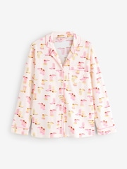 Off White - Pidžama od flisa Boux Avenue u torbi - Slika 6 od 9