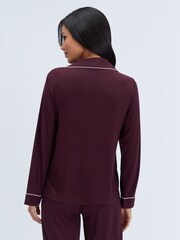 Boux Avenue Purple Modal Piped Pyjamas Set - Image 2 of 6