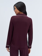 Boux Avenue Purple Modal Piped Pyjamas Set - Image 3 of 6