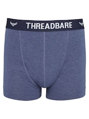 Threadbare Blue Dark Black Hipster Boxers 3 Pack - Image 4 of 6