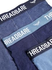 Threadbare Blue Dark Black Hipster Boxers 3 Pack - Image 6 of 6