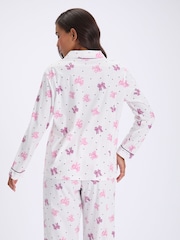 Hvit/Rosa - Boux Avenue Fleece Pysjamas I Bag - Bilde 2 av 6