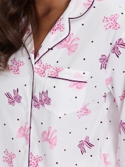Hvit/Rosa - Boux Avenue Fleece Pysjamas I Bag - Bilde 3 av 6