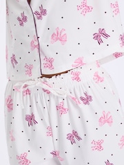 Hvit/Rosa - Boux Avenue Fleece Pysjamas I Bag - Bilde 4 av 6