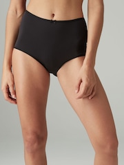 Black Full Brief Microfibre Knickers 5 Pack - Image 2 of 5