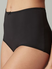 Black Full Brief Microfibre Knickers 5 Pack - Image 4 of 5
