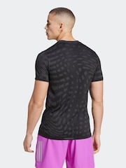 adidas Black Gym+ Training Seamless T-Shirt - Image 2 of 7