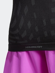 adidas Black Gym+ Training Seamless T-Shirt - Image 3 of 7
