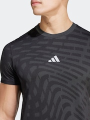 adidas Black Gym+ Training Seamless T-Shirt - Image 5 of 7