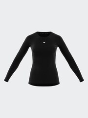 adidas Black Techfit Long Sleeve - Image 8 of 9
