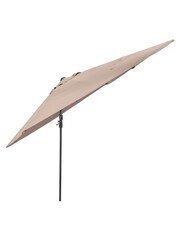 Pacific Cream Taupe Garden Voyager T2 2.7m Square Anthracite Parasol - Image 7 of 9