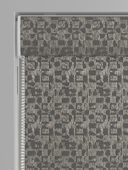Grey Geo Texture Made to Measure Roman Blind - Image 3 of 6
