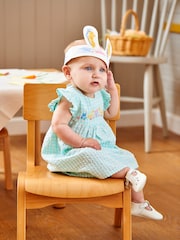 JoJo Maman Bébé White Peter Rabbit Leather Pre-Walker Shoes - Image 6 of 7