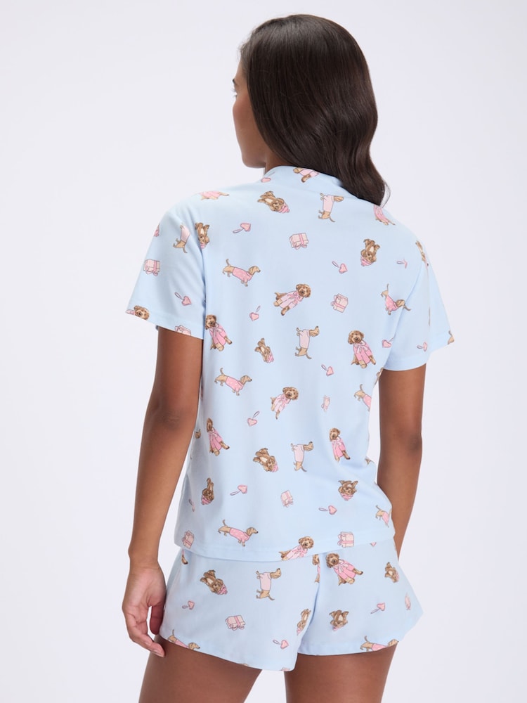 Azul - Boux Avenue Calça curta de pijamas de lã polar em um saco - Imagem 2 de 6