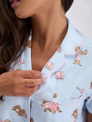 Azul - Boux Avenue Calça curta de pijamas de lã polar em um saco - Imagem 3 de 6