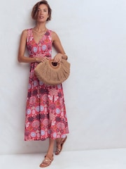 Rosa - Boden Elodie Jersey Maxi Dress - Imagen 1 de 5