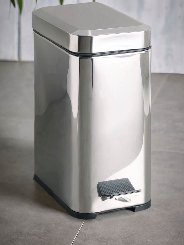 Chrome Soft Close Pedal 5 Litre Bin - Image 1 of 3