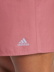 adidas Purple Colorblock CLX Short Length Swim Shorts - Image 3 of 6