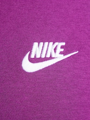 Plum lila - Nike Club Tröja Hoodie - Bild 5 av 5