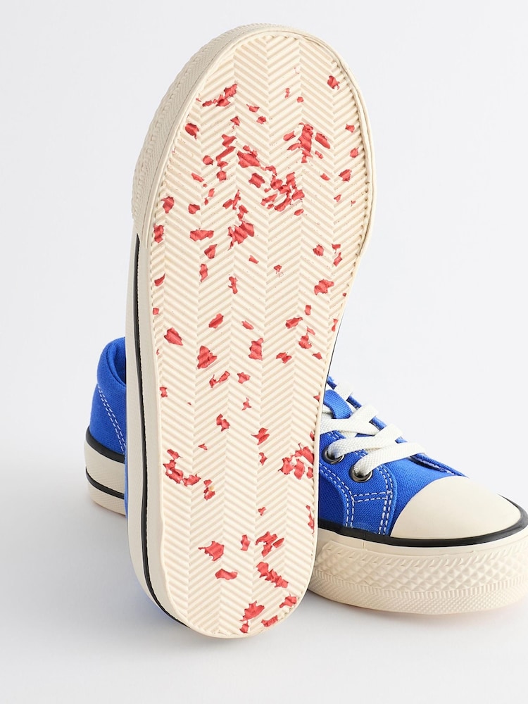 Blau - Turnschuhe mit elastischen Schnürsenkeln und einzelnem Riemen - Bild 5 von 5 Blau - Turnschuhe mit elastischen Schnürsenkeln und einzelnem Riemen - Bild 5 von 5
