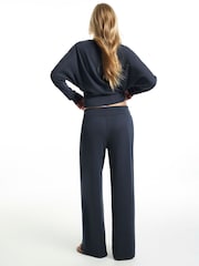 River Island Blue Ribbed Soft Touch Trousers - Image 2 of 4