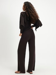 River Island Brown Wide Leg Trousers - Image 2 of 4