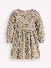 Boden Blue Blouson Sleeve Twirly Dress - Image 1 of 3