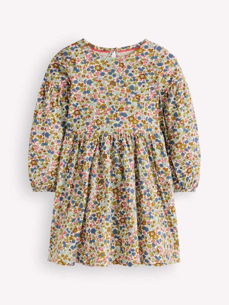 Boden Blue Blouson Sleeve Twirly Dress - Image 1 of 3