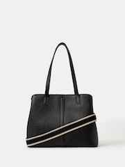 Accessorize Black Webbing Strap Shoulder Bag - Image 1 of 3