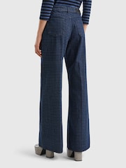 Benetton blue Wide Leg Trousers - Image 2 of 2