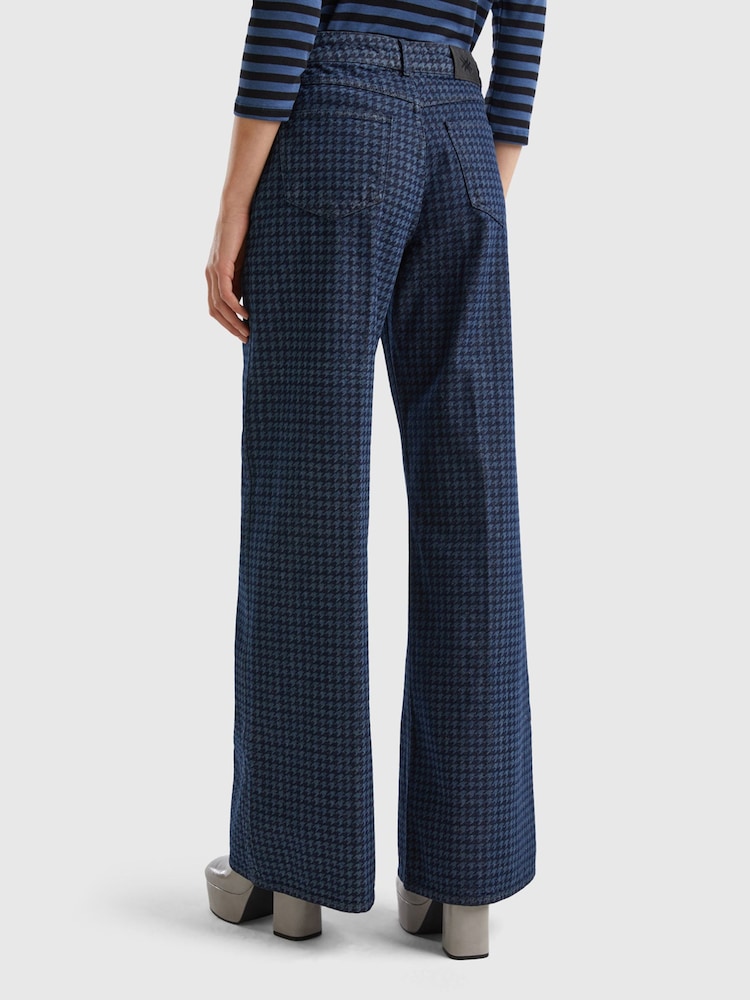 Benetton blue Wide Leg Trousers - Image 2 of 2