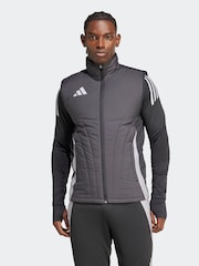 adidas Grey Tiro 24 Football Winterized Vest Gilet - Image 1 of 7