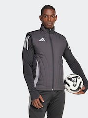adidas Grey Tiro 24 Football Winterized Vest Gilet - Image 3 of 7
