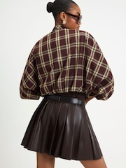 Plisirana mini suknja sa pojasom River Island - Slika 2 od 4