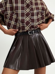 Plisirana mini suknja sa pojasom River Island - Slika 4 od 4