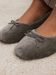 Charcoal Grey Ballerina Slippers - Image 7 of 7