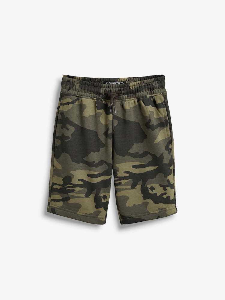 Camouflage 1 Pack Basic Jersey Shorts (3-16yrs) - Image 1 of 3