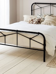 Black Catalina Metal Bed Frame - Image 1 of 4