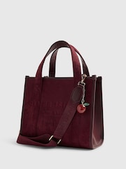 River Island Faux Suede Embroidered Tote Bag - 5суретінің 2 суреті