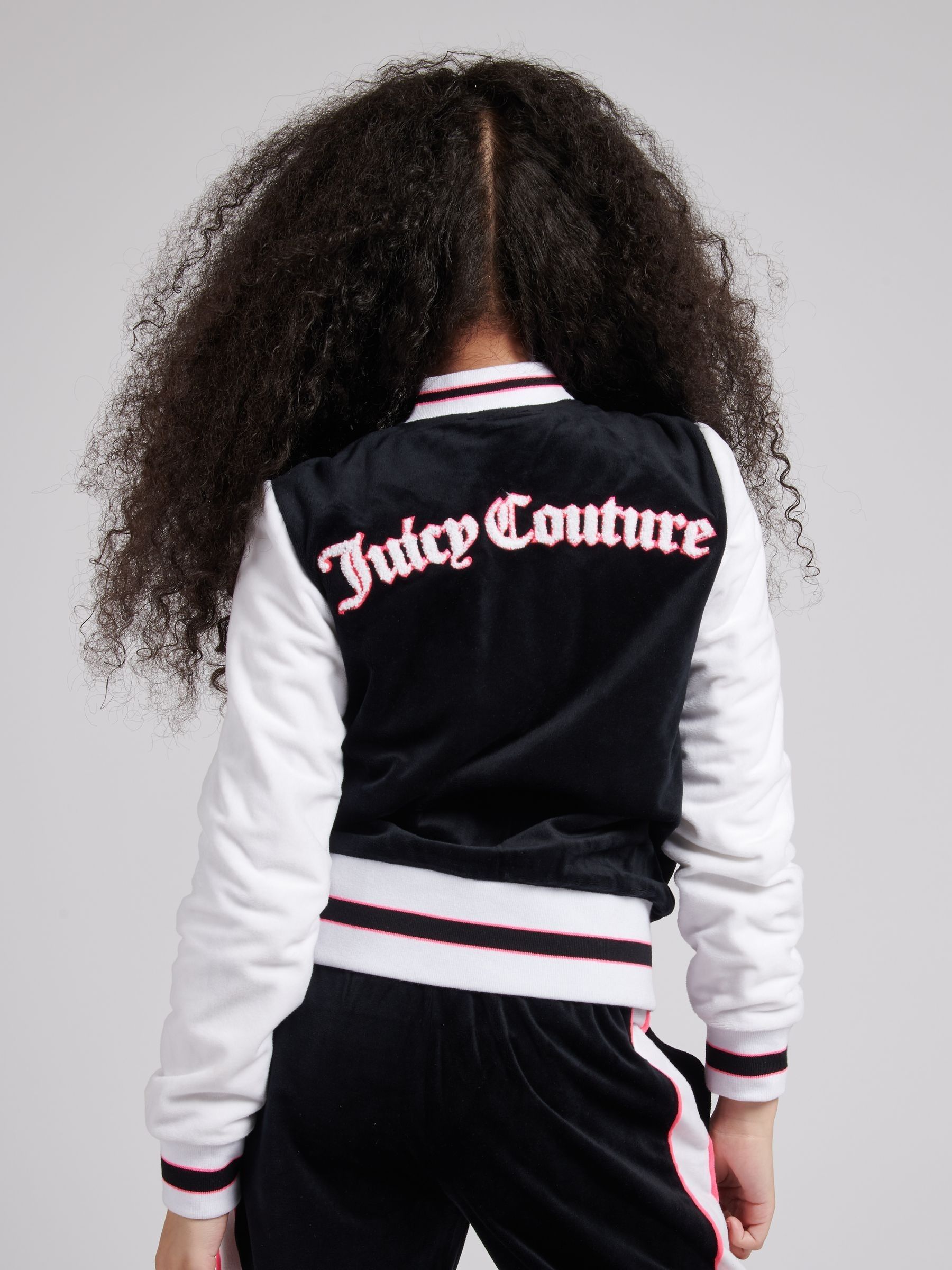 Buy Juicy Couture Black Bomber Varsity Jacket from Next Luxembourg