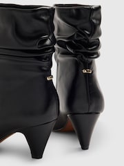 River Island Black Slouch Cone Heel Ankle Boots - Image 5 of 6