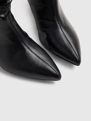 River Island Black Slouch Cone Heel Ankle Boots - Image 6 of 6